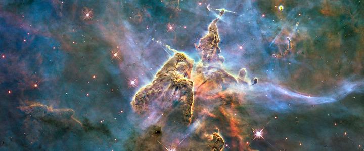 "Mystic Mountain" Hubble telescope photo by NASA